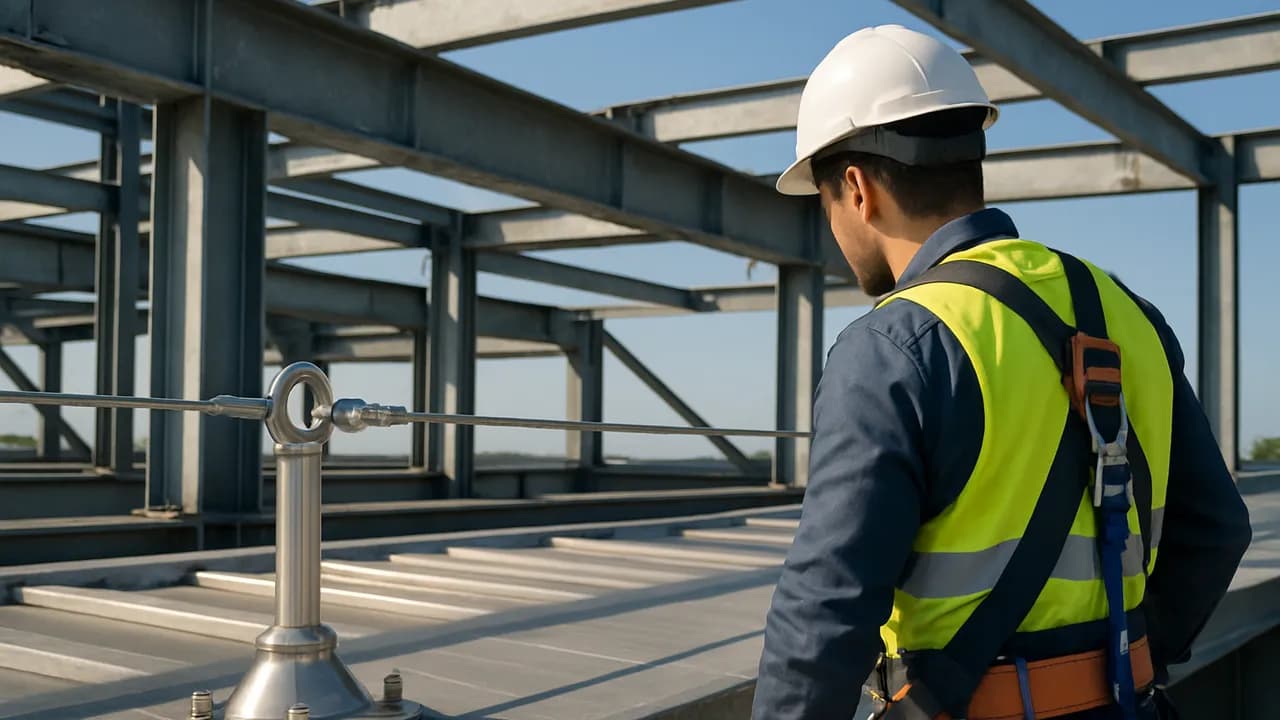 Linha de Vida NR 35: Norma Técnica, Cálculo e Integração Estrutural