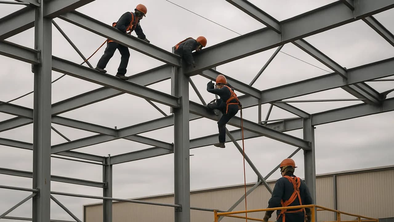 NR-35 Trabalho em Altura na Montagem de Estruturas Metálicas: Guia Técnico Completo