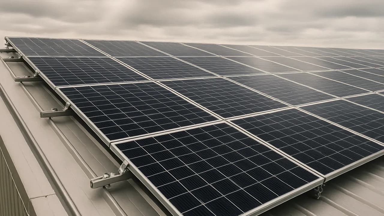 Zonas de borda e cantos concentram os maiores esforços de sucção pelo vento no arranjo fotovoltaico.