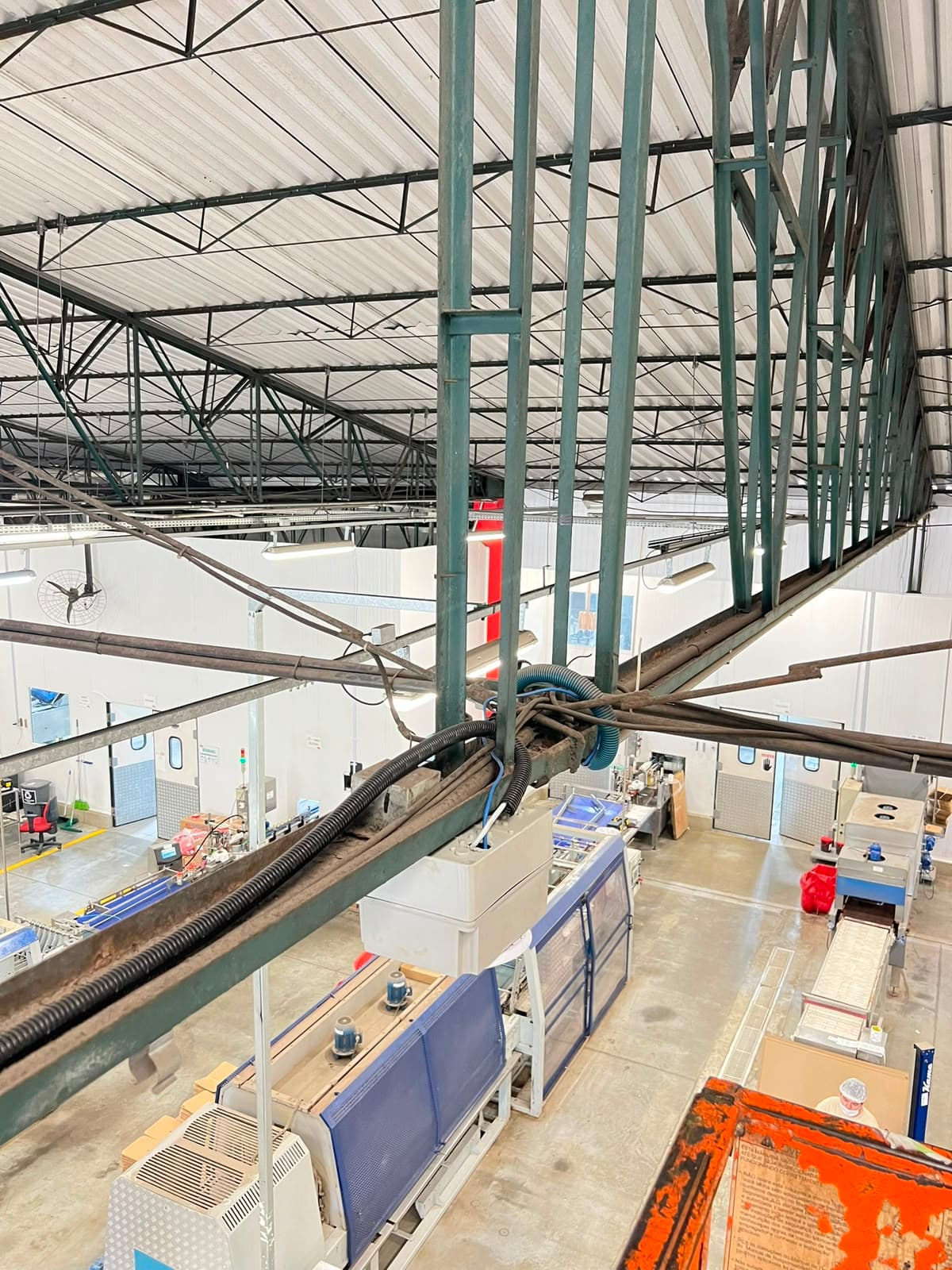 Vistoria de planta industrial em operação