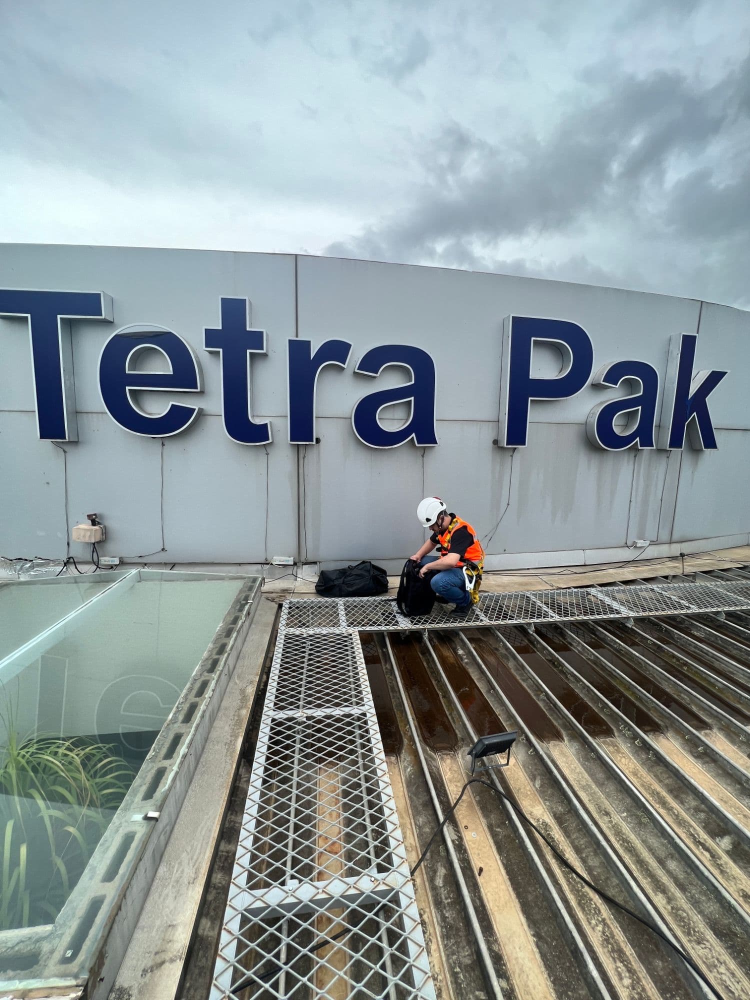 Vistoria técnica em planta industrial multinacional