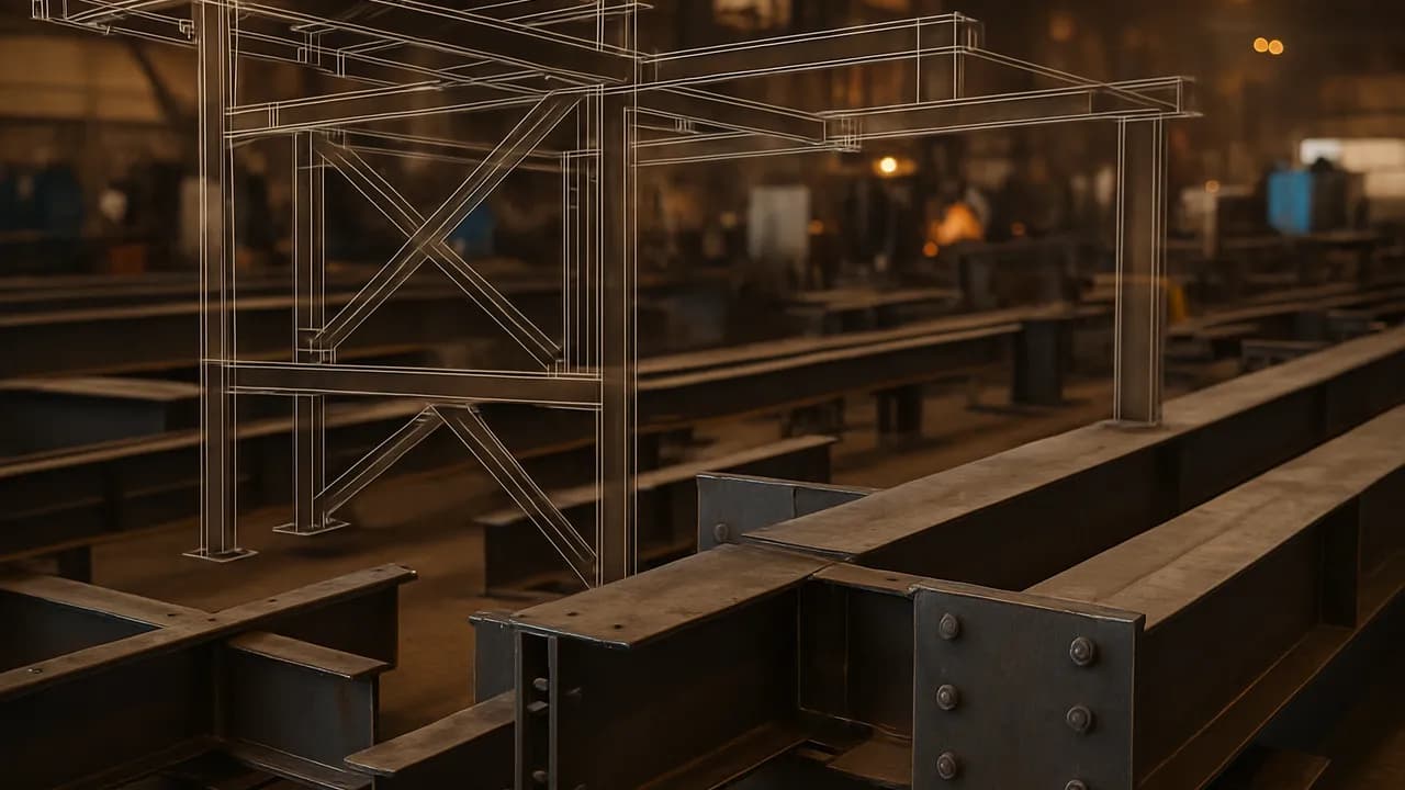 Detalhamento de Estrutura Metálica para Fabricação: Requisitos Técnicos e Normas