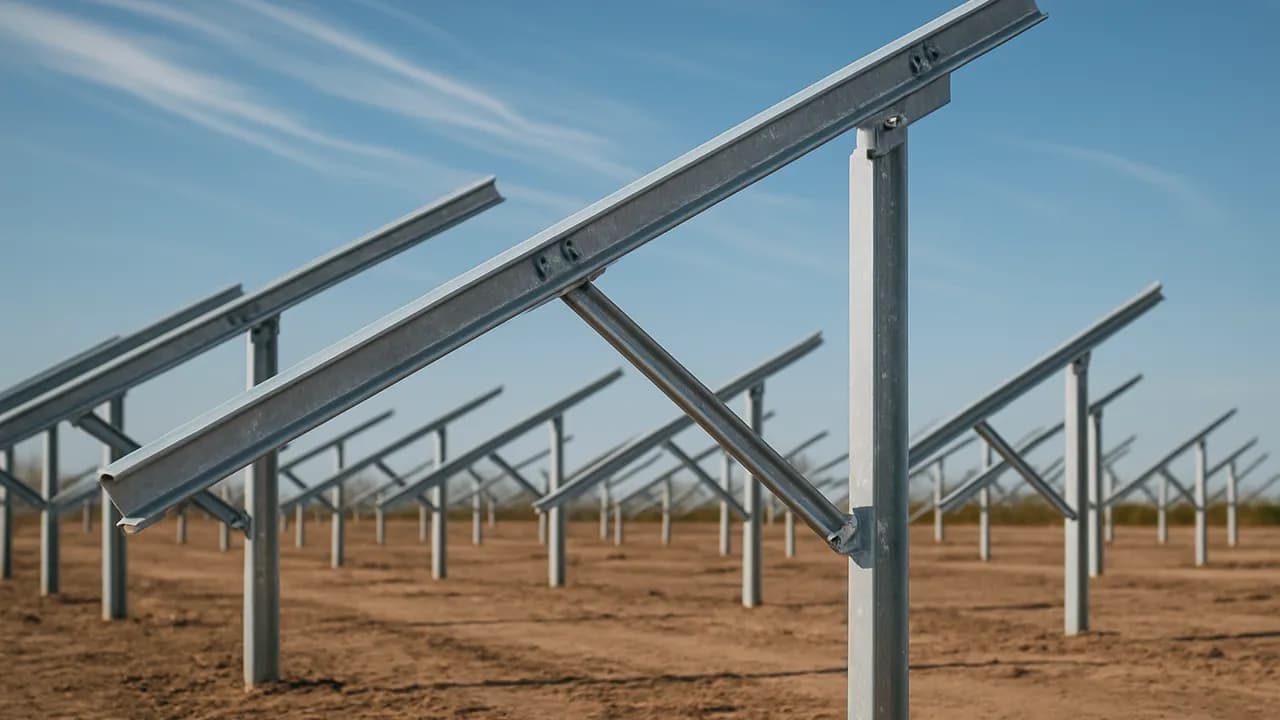 Estrutura para Painel Solar: Como Dimensionar Conforme NBR 8800, NBR 14762 e NBR 6123
