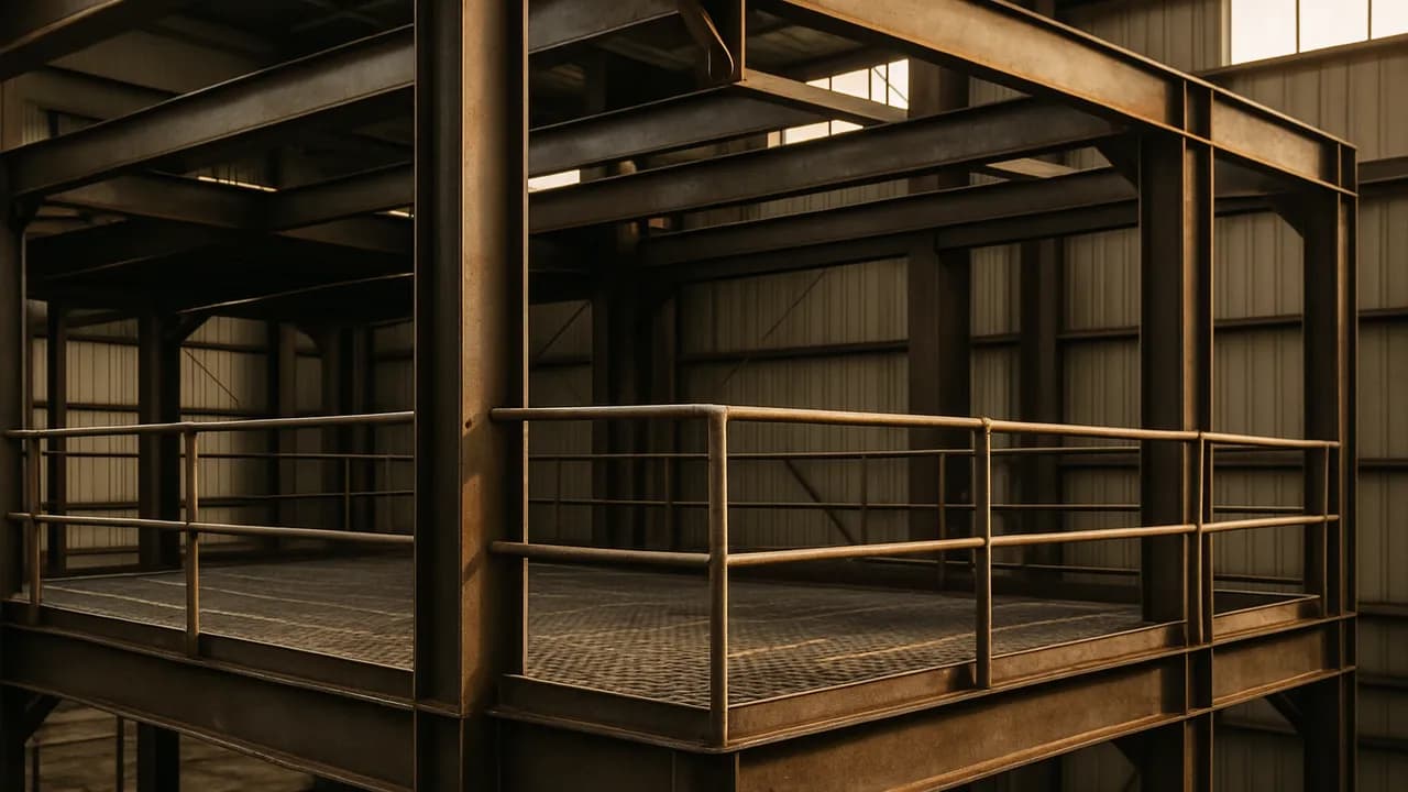 Projeto de Mezanino Metálico: Guia Técnico Completo para Engenharia Estrutural