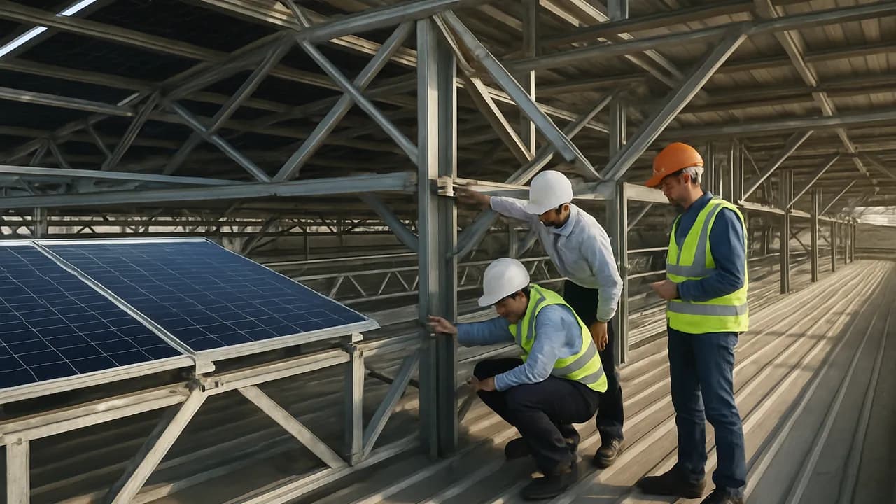 Reforço Estrutural para Cobertura Metálica Solar: Quando Calcular e Como Executar