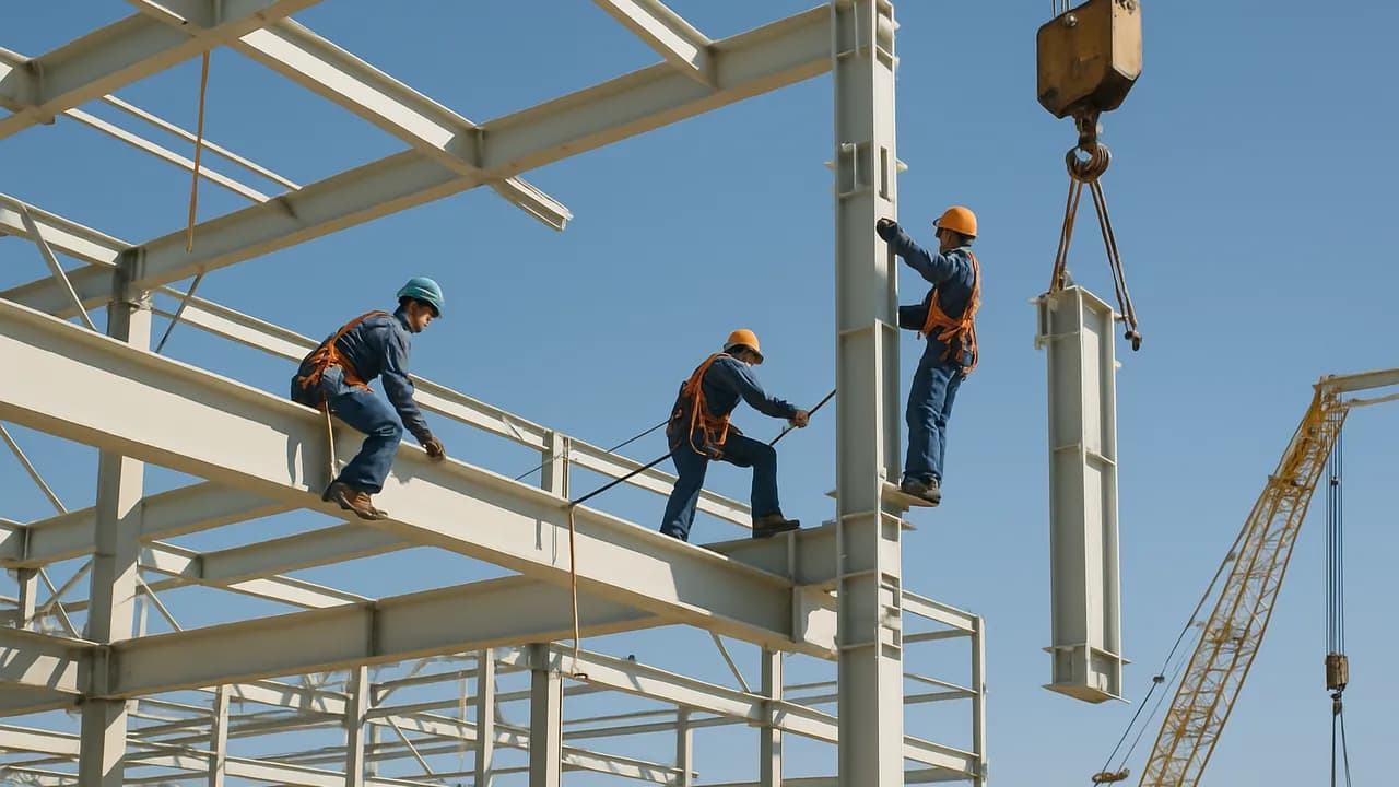 Segurança na Montagem de Estrutura Metálica: Guia Técnico das NRs 18, 35, 11, 12 e 33